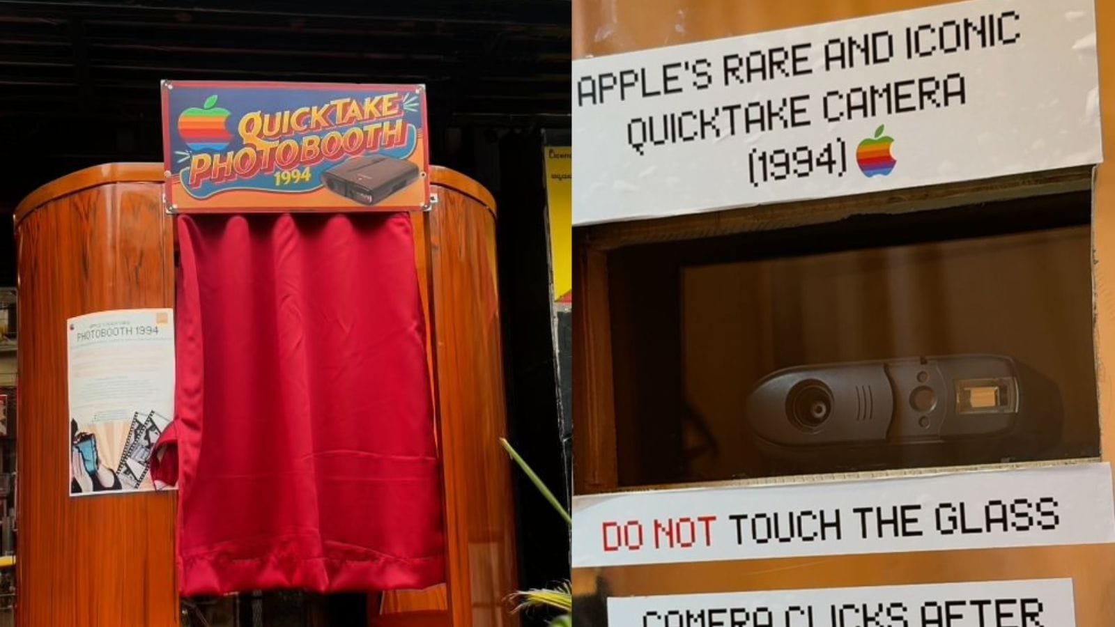 The photo booth gets a rebirth in Bengaluru… with an Apple QuickTake 100 camera | Technology News The photo booth gets a rebirth in Bengaluru… with an Apple QuickTake 100 camera | Technology News